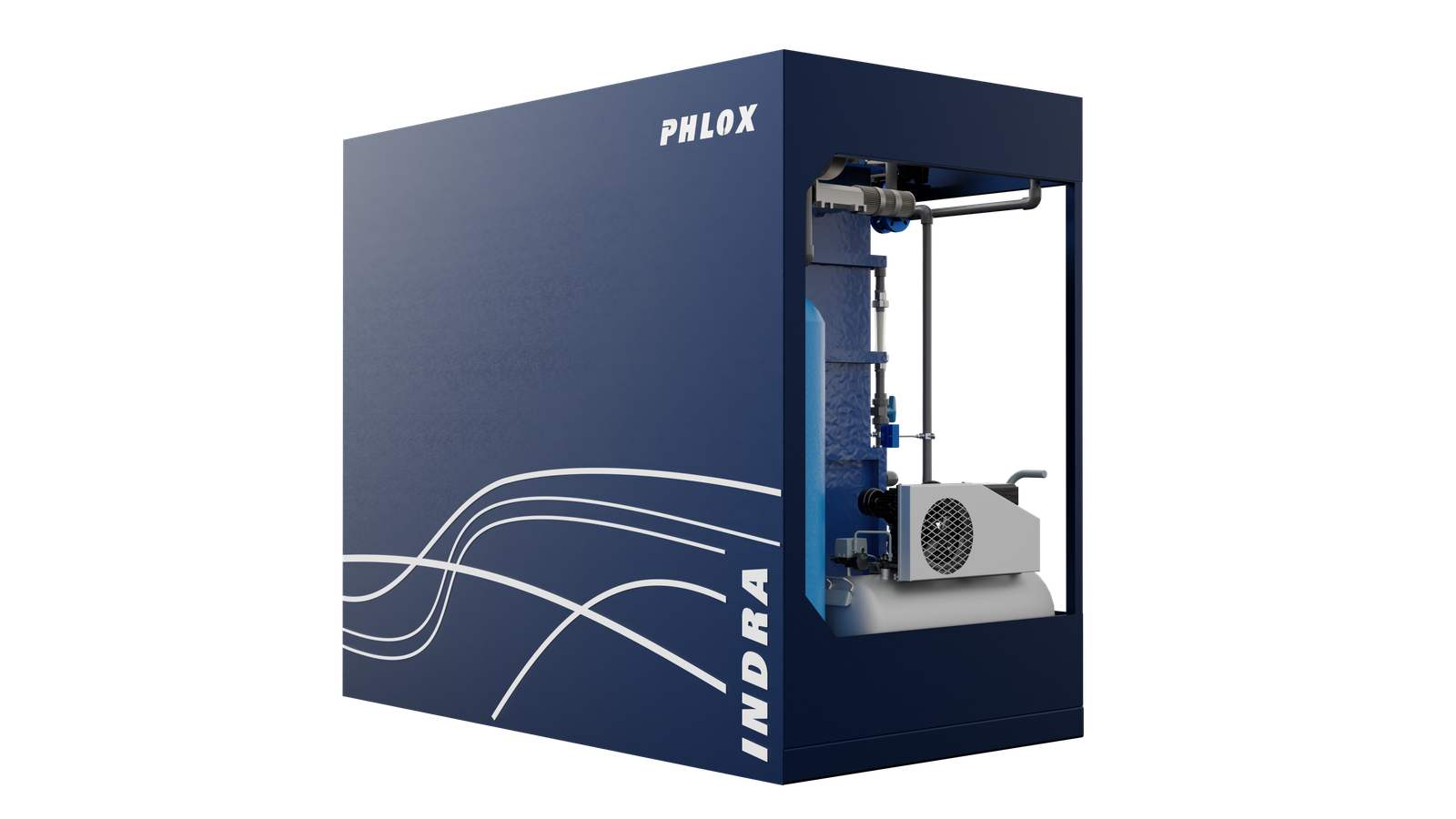 PhloX downstream treatment unit